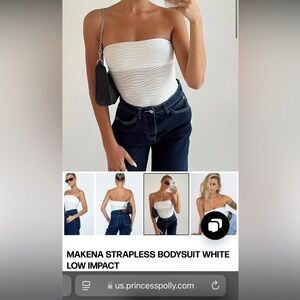 Strapless bodysuit